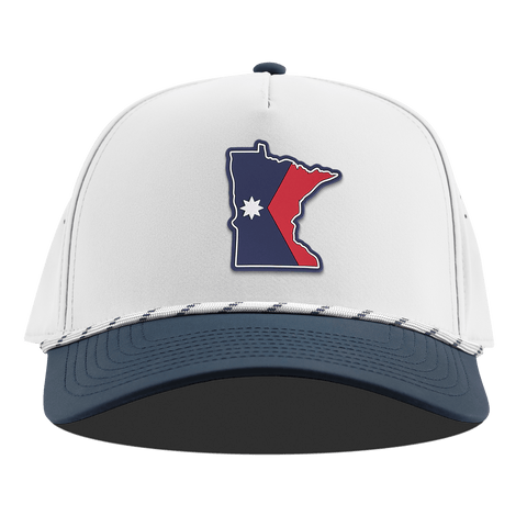 Minnesota Patriot Series Curved 5 Panel Rope White/Orion