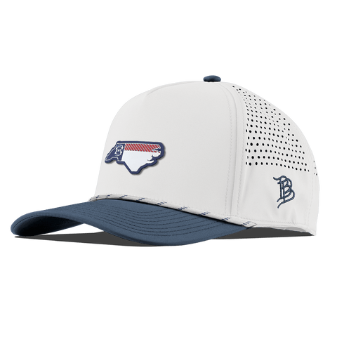 North Carolina Patriot Series Curved 5 Panel Rope White/Orion