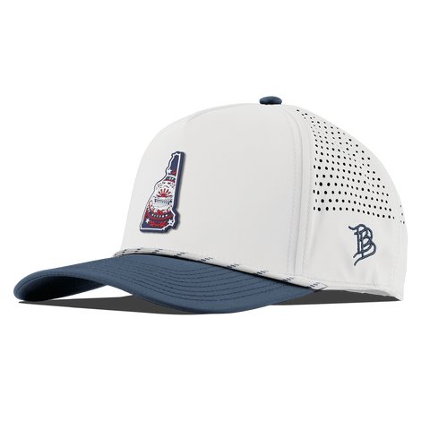 New Hampshire Patriot Series Curved 5 Panel Rope White/Orion