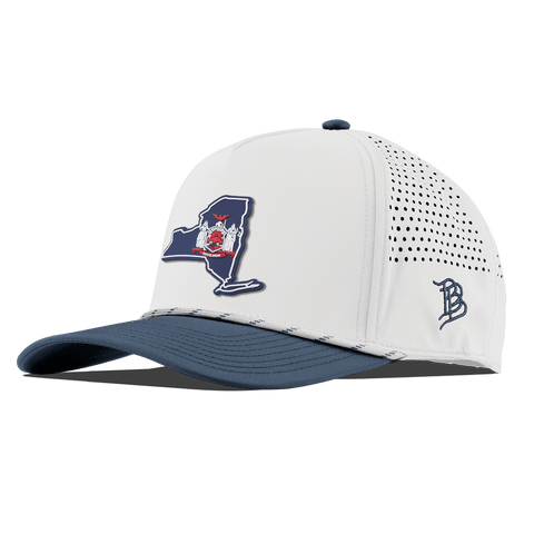 New York Patriot Series Curved 5 Panel Rope White/Orion