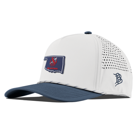 Oklahoma Patriot Series Curved 5 Panel Rope White/Orion