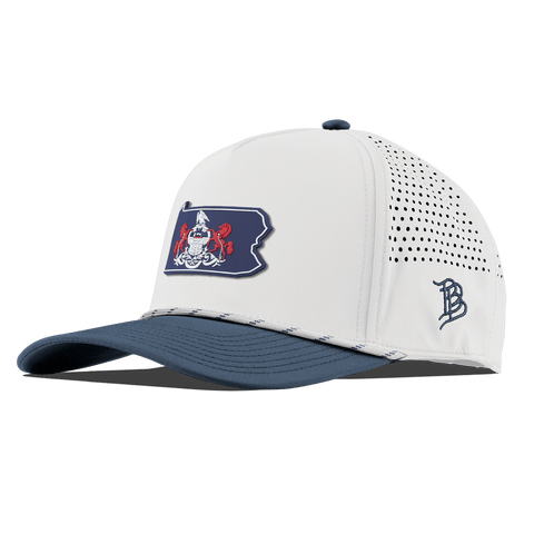Pennsylvania Patriot Series Curved 5 Panel Rope White/Orion