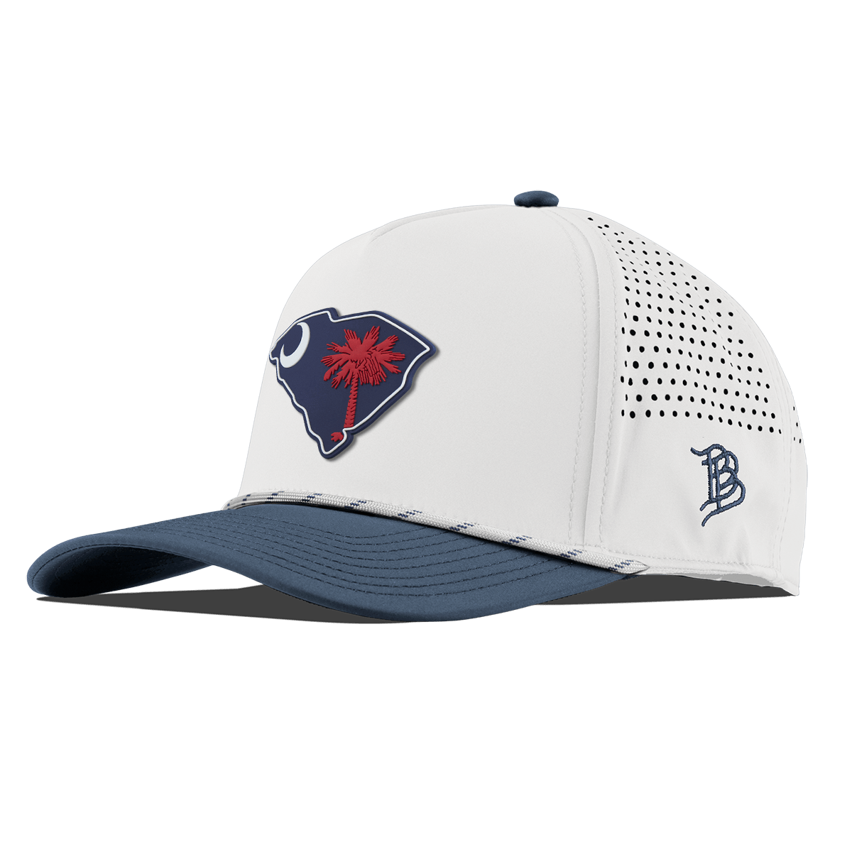 South Carolina Patriot Series Curved 5 Panel Rope White/Orion
