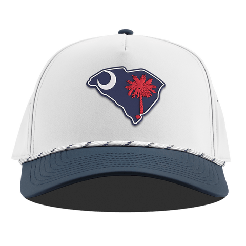 South Carolina Patriot Series Curved 5 Panel Rope White/Orion
