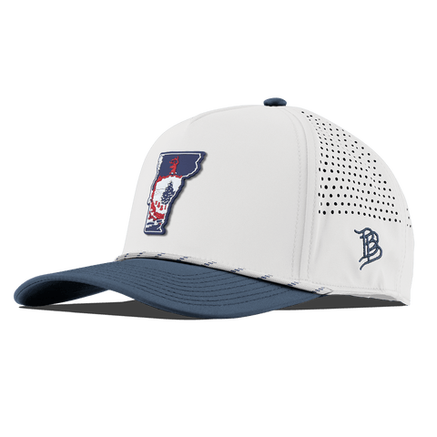 Vermont Patriot Series Curved 5 Panel Rope White/Orion