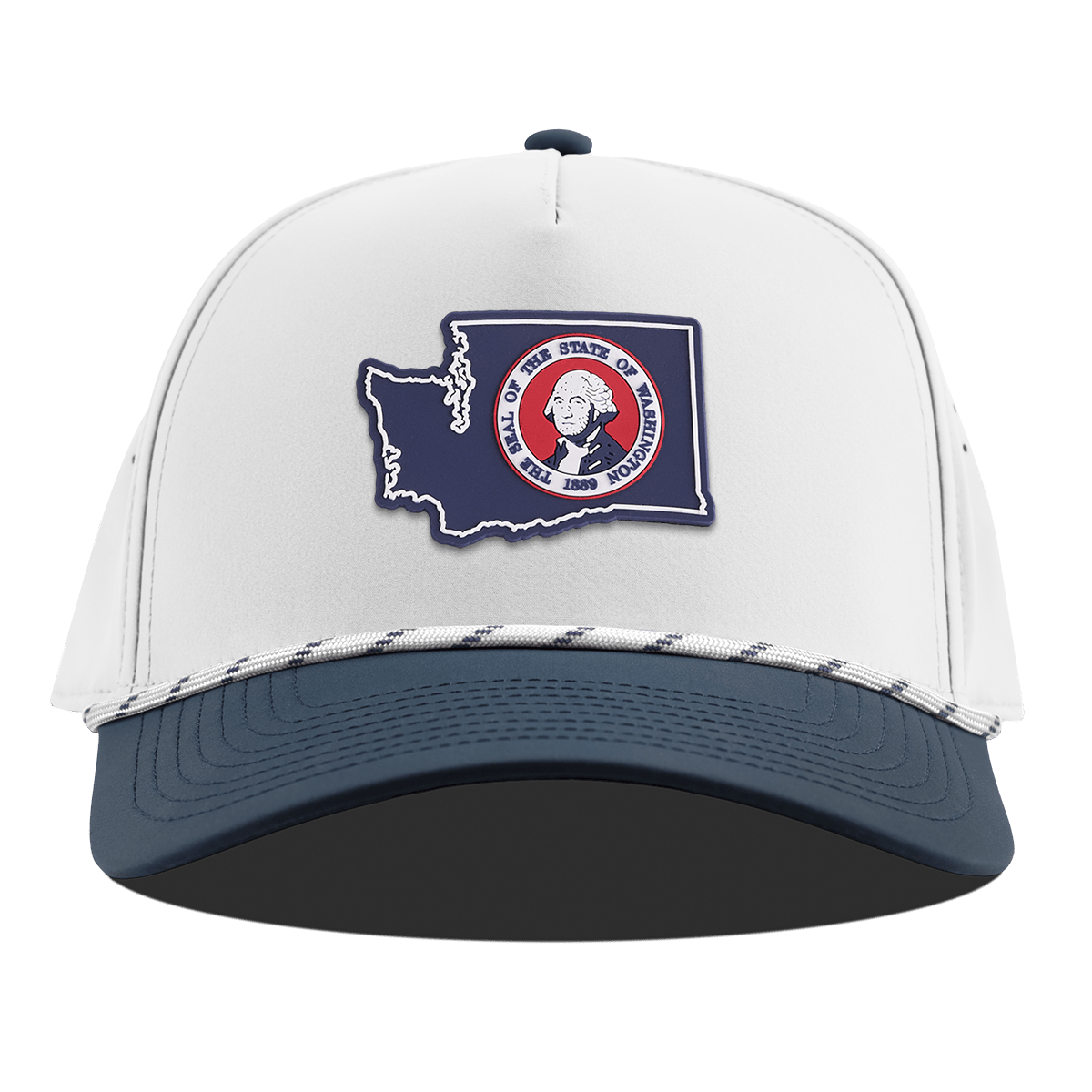 Washington Patriot Series Curved 5 Panel Rope White/Orion