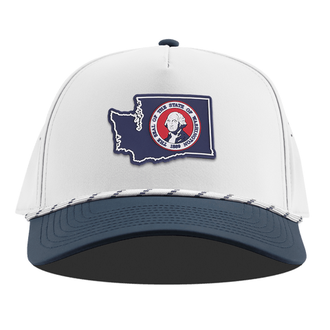 Washington Patriot Series Curved 5 Panel Rope White/Orion