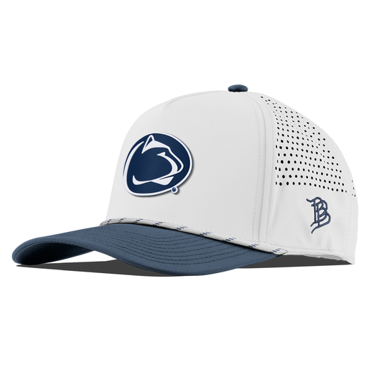 Pennsylvania State University "Penn State Team Logo" Curved 5 Panel Rope White/Orion