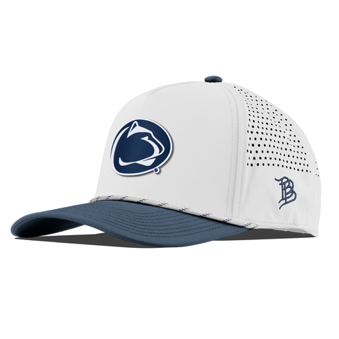 Pennsylvania State University "Penn State Team Logo" Curved 5 Panel Rope White/Orion