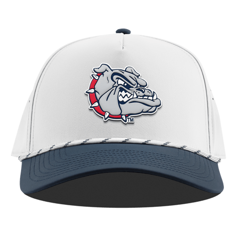 Gonzaga University "Spike The Bulldog" Curved 5 Panel Rope White/Orion