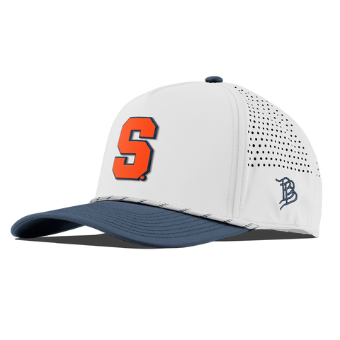 Syracuse University "Syracuse Orange Block" Curved 5 Panel Rope White/Orion