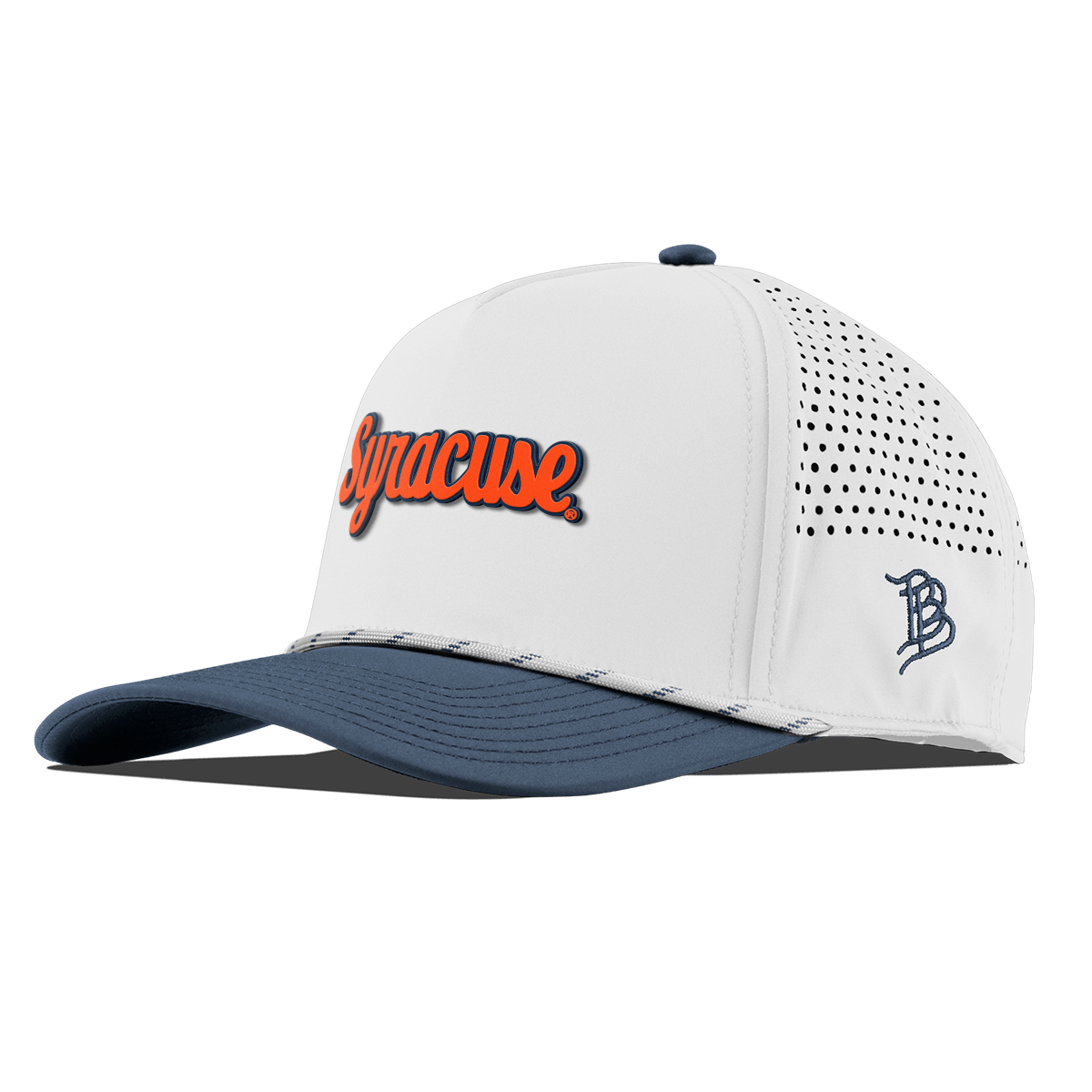 Syracuse University "Syracuse Throwback Script" Curved 5 Panel Rope White/Orion