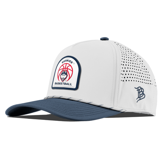 University of Connecticut "UConn Basketball" Curved 5 Panel Rope White/Orion