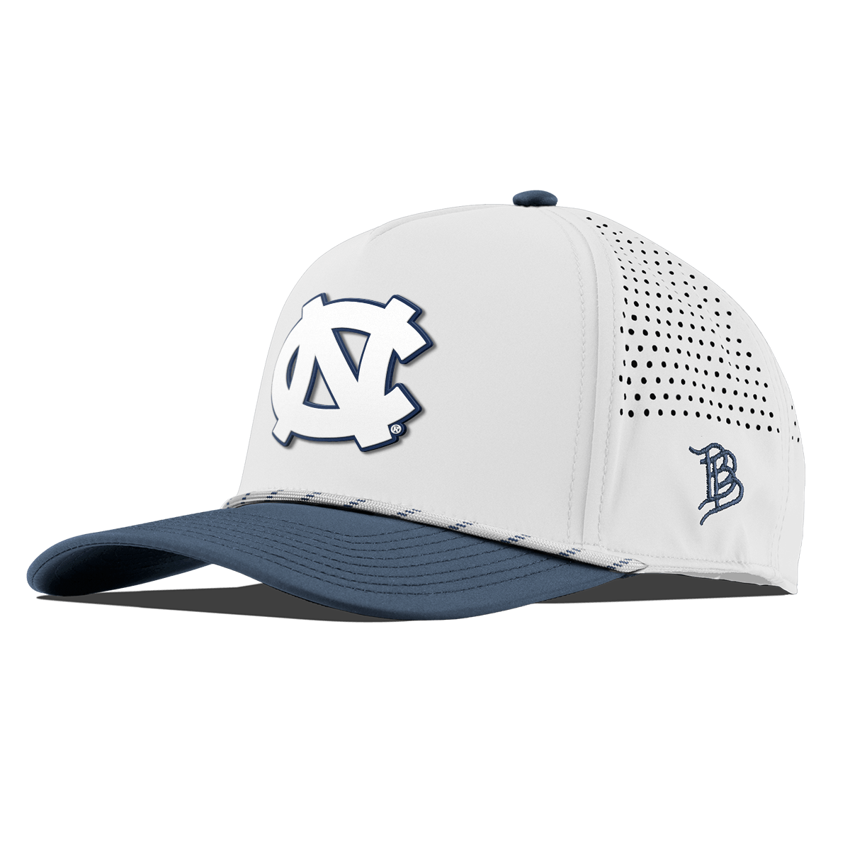 University of North Carolina "UNC Team Logo" Curved 5 Panel Rope White/Orion