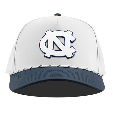 University of North Carolina "UNC Team Logo" Curved 5 Panel Rope White/Orion