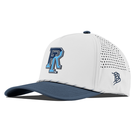 University of Rhode Island "URI Team Logo" Curved 5 Panel Rope White/Orion