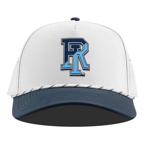 University of Rhode Island "URI Team Logo" Curved 5 Panel Rope White/Orion