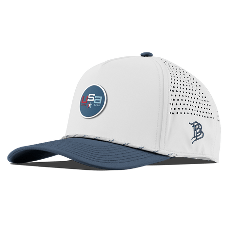 USA 250 Curved 5 Panel Rope White/Orion