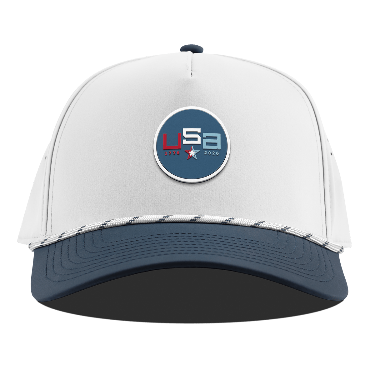USA 250 Curved 5 Panel Rope White/Orion