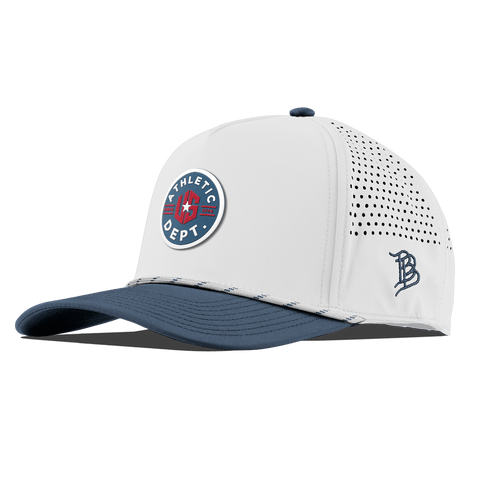 US Athletic Curved 5 Panel Rope White/Orion