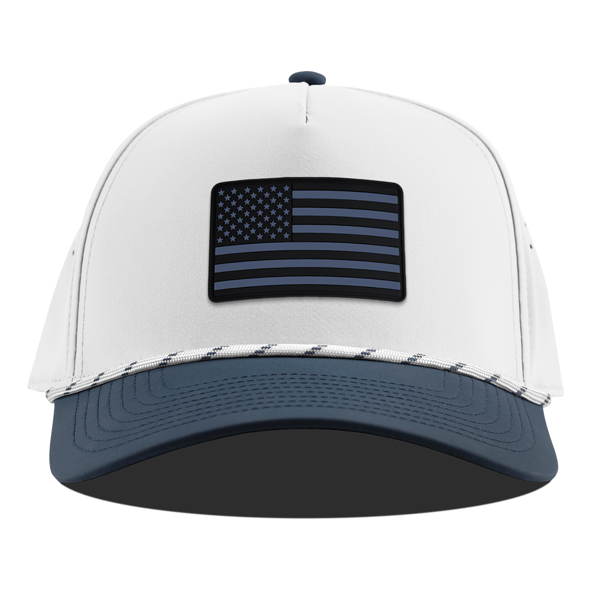 United Old Glory Curved 5 Panel Rope White/Orion