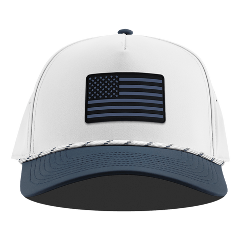 United Old Glory Curved 5 Panel Rope White/Orion