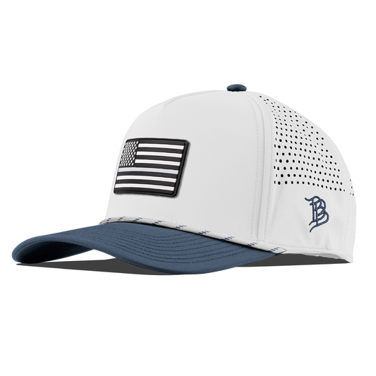 Vintage Old Glory Curved 5 Panel Rope White/Orion