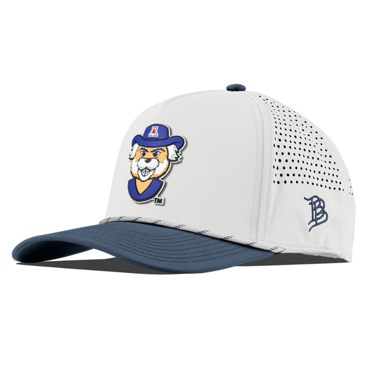 University of Arizona "Wilbur The Wildcat" Curved 5 Panel Rope White/Orion