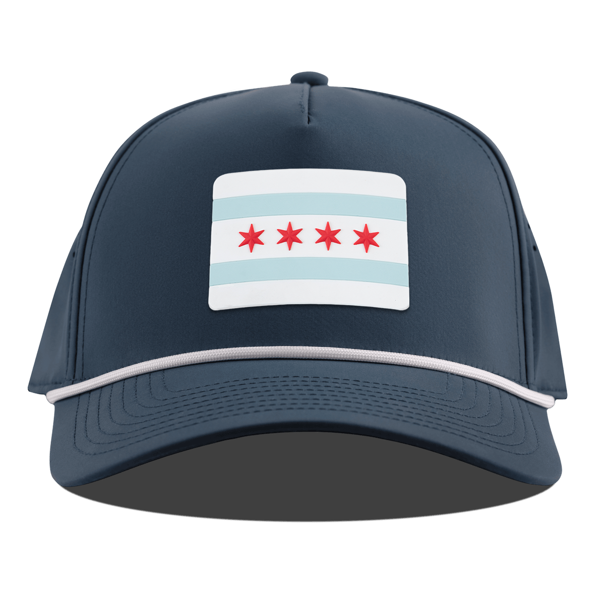Chicago Flag Curved 5 Panel Rope Orion