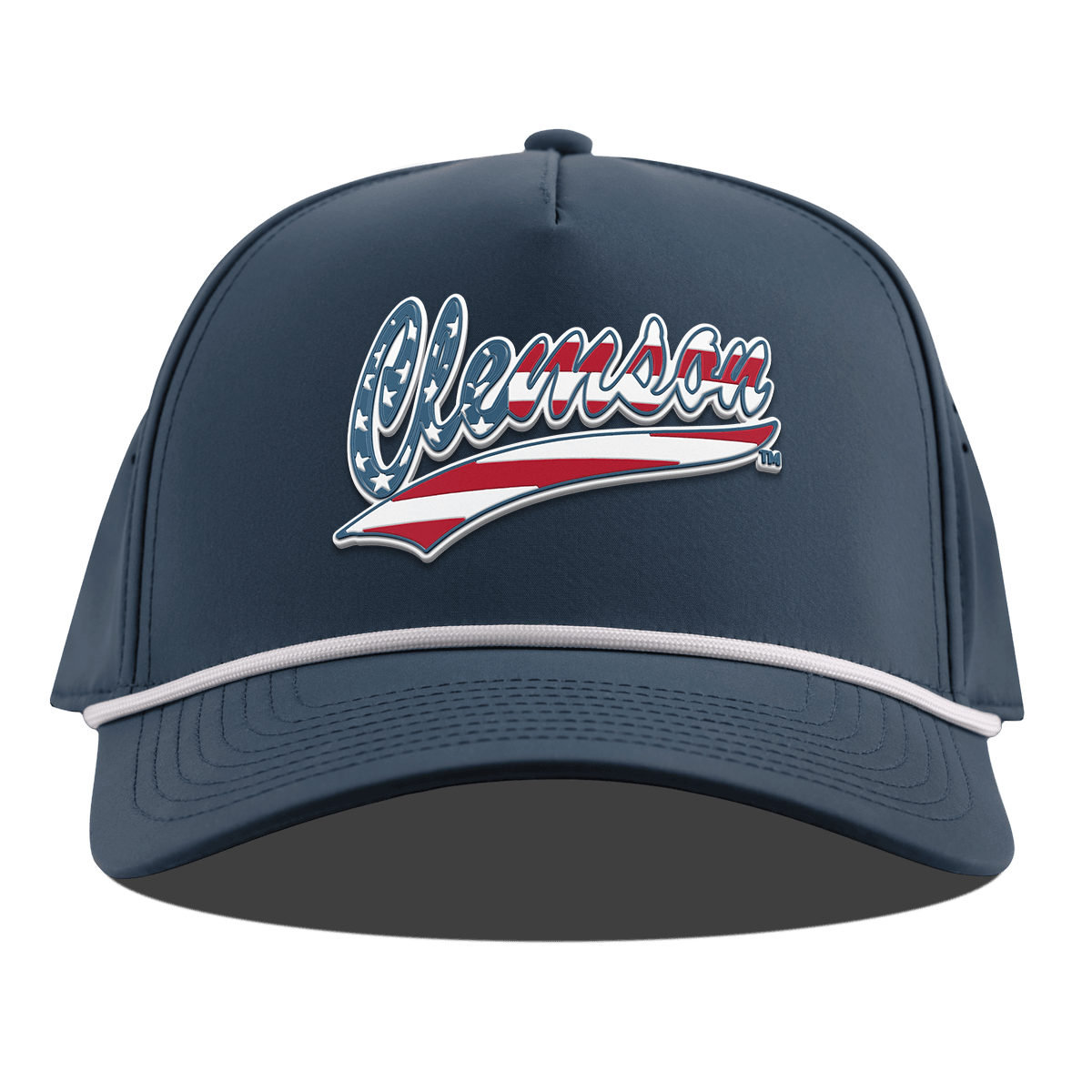 Clemson University "Clemson Stars & Stripes" Curved 5 Panel Rope Orion