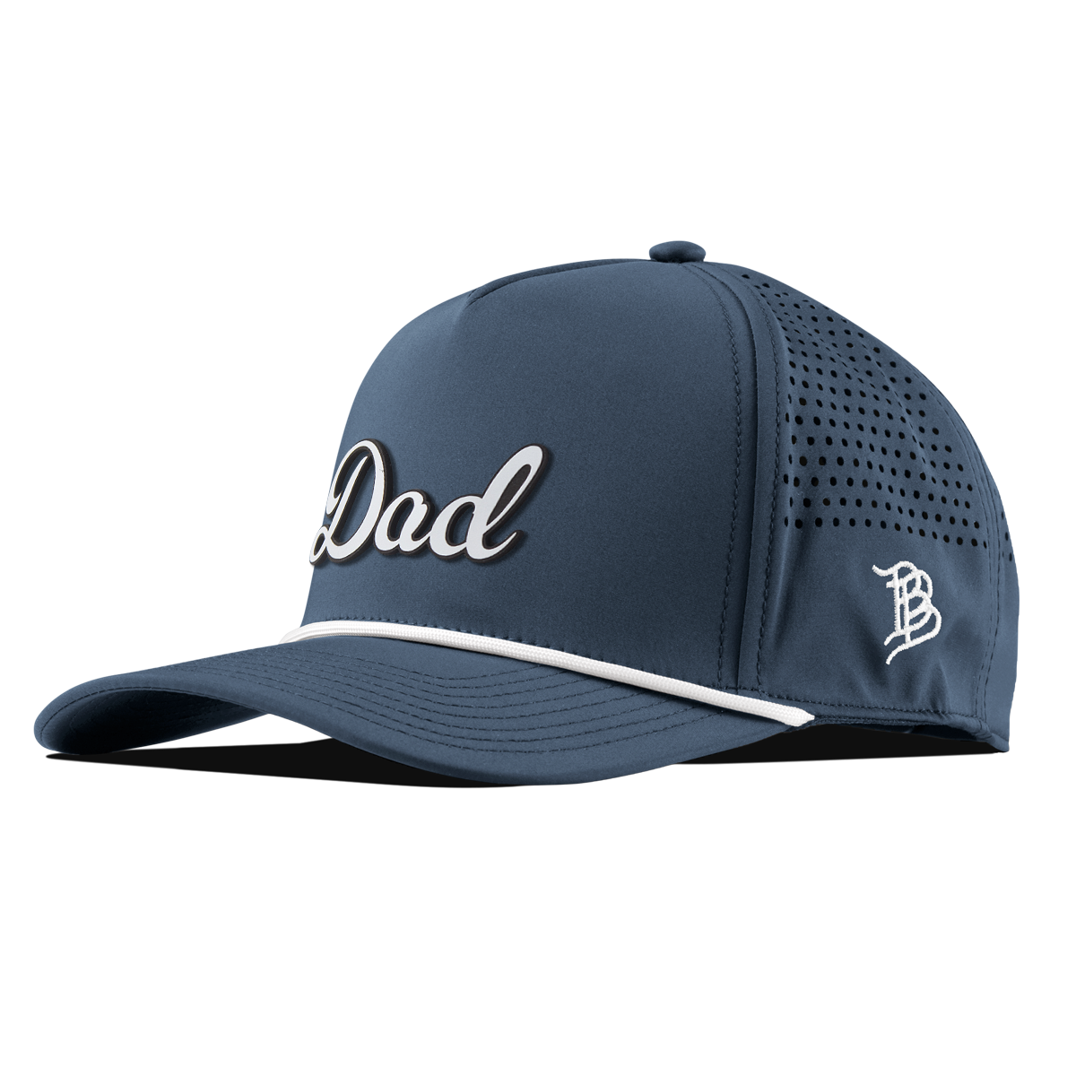 Dad Script Curved 5 Panel Rope Orion/White