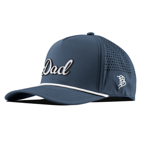 Dad Script Curved 5 Panel Rope Orion/White