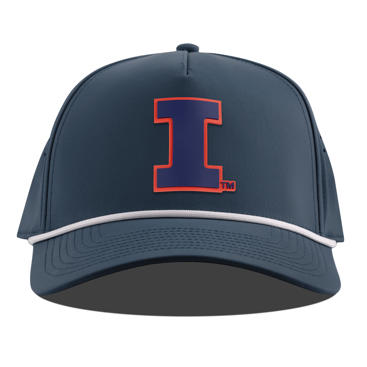 University of Illinois "Fighting Illini Navy" Curved 5 Panel Rope Orion