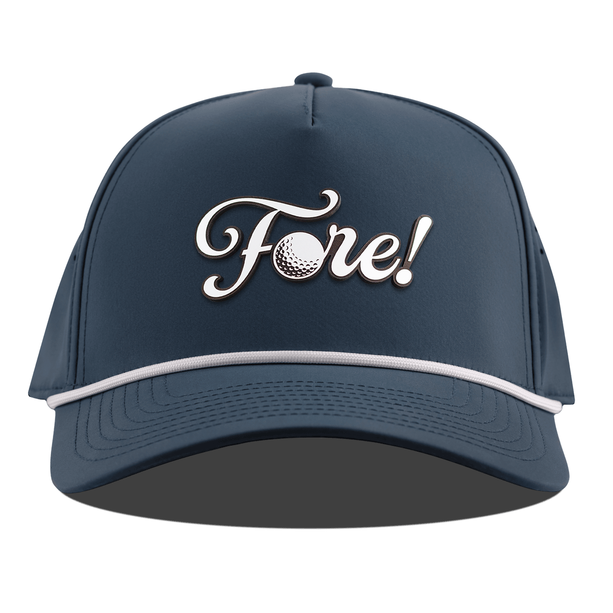 Fore! Script Curved 5 Panel Rope Orion