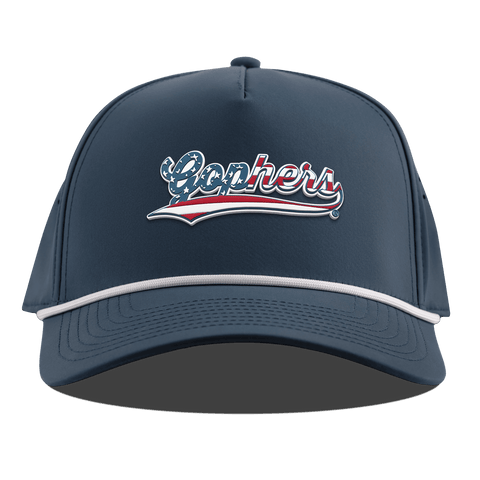University of Minnesota "Gophers Stars & Stripes" Curved 5 Panel Rope Orion