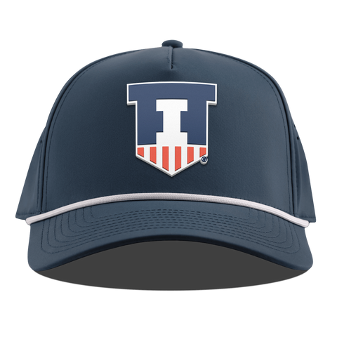 University of Illinois "Illinois Athletics" Curved 5 Panel Rope Orion