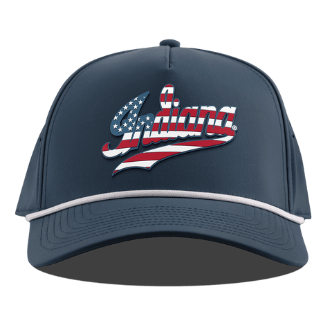 Indiana University "Indiana Stars & Stripes" Curved 5 Panel Rope Orion