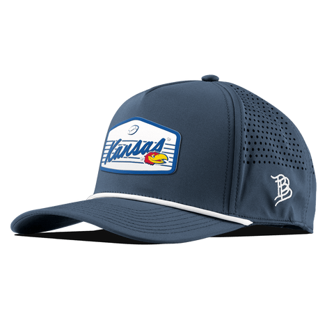 University of Kansas "Jayhawks Football" Curved 5 Panel Rope Orion 