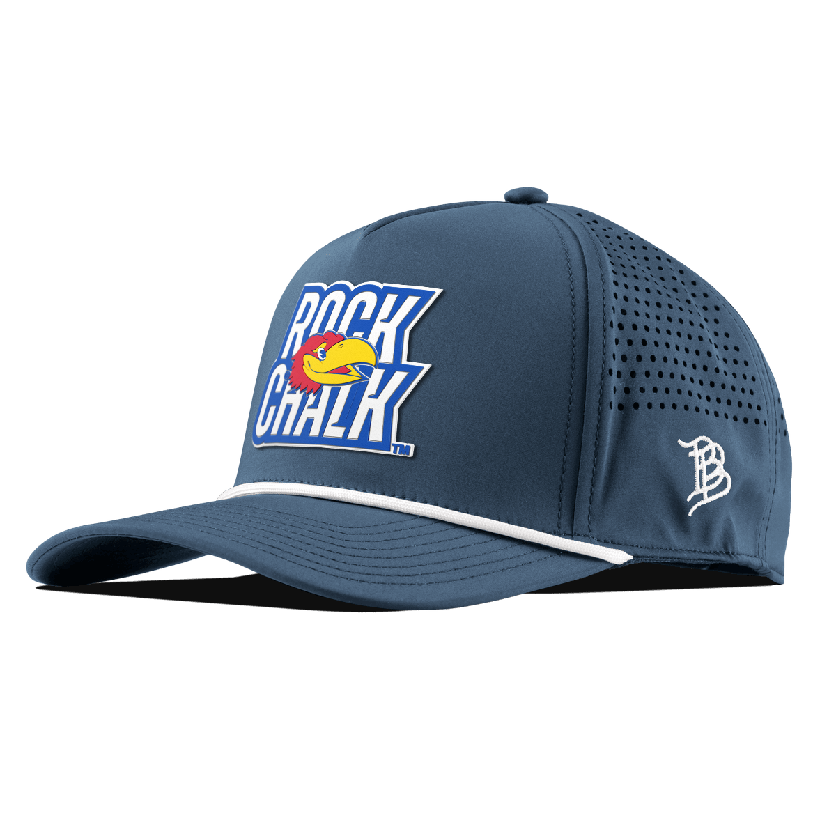 University of Kansas "Kansas Rock Chalk Block" Curved 5 Panel Rope Orion