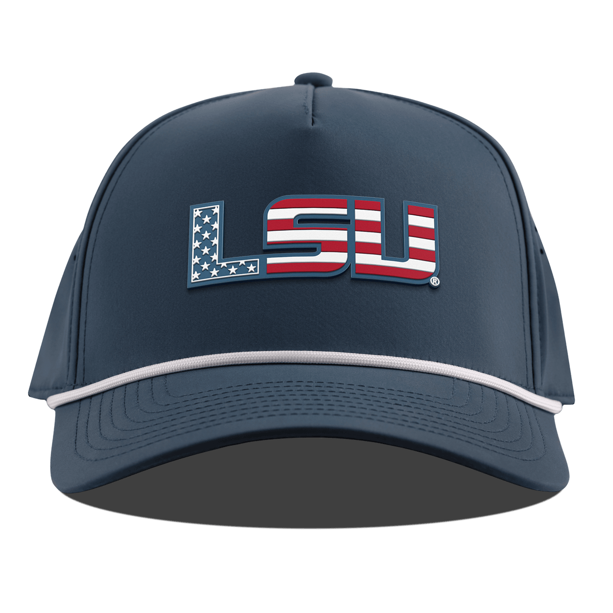 Louisiana State University "LSU Stars & Stripes" Curved 5 Panel Rope Orion