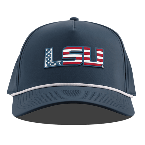 Louisiana State University "LSU Stars & Stripes" Curved 5 Panel Rope Orion