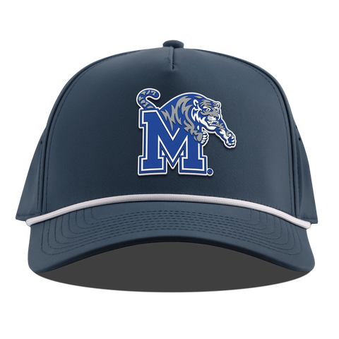 University of Memphis "Memphis Team Logo" Curved 5 Panel Rope Orion