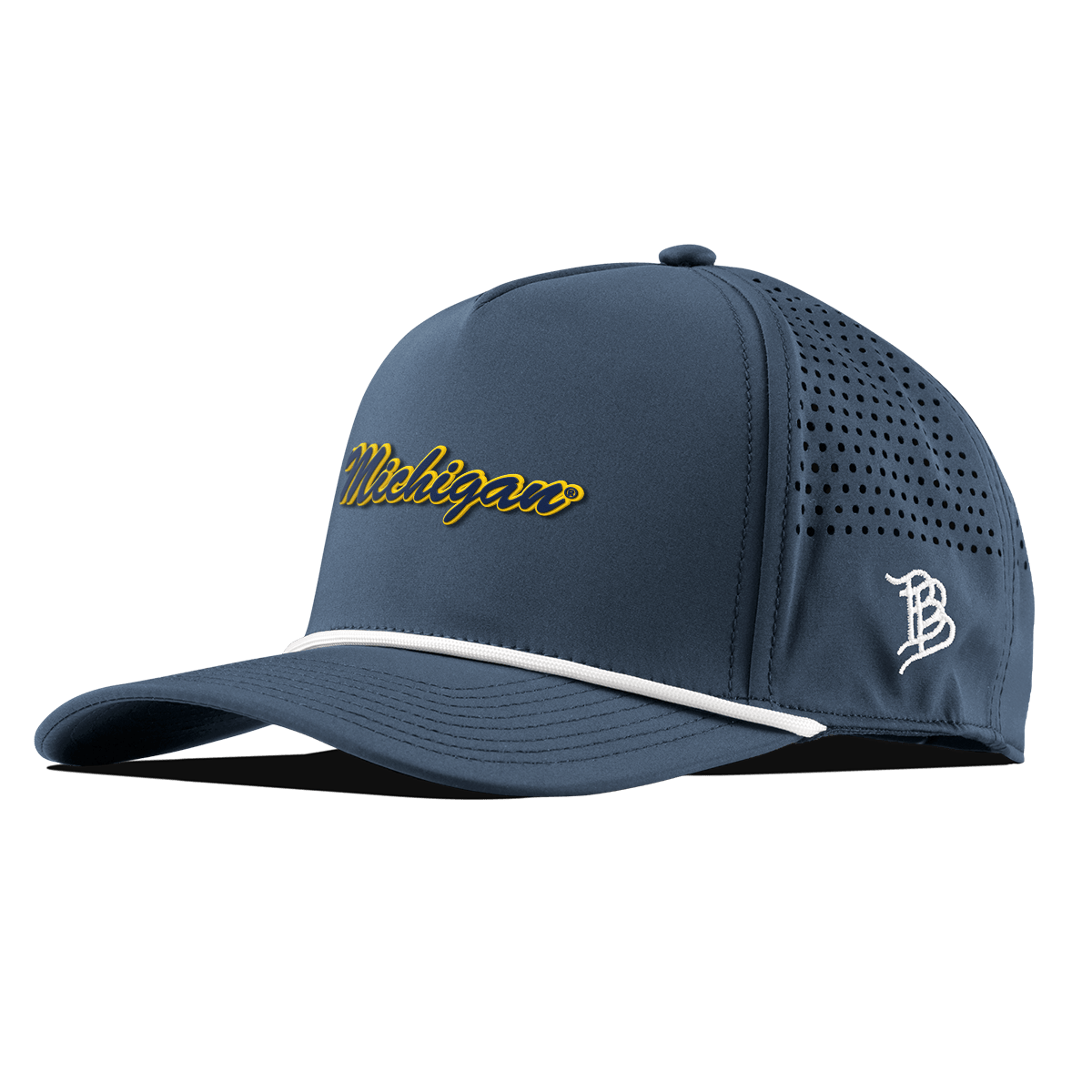 University of Michigan "Michigan Script" Curved 5 Panel Rope Orion