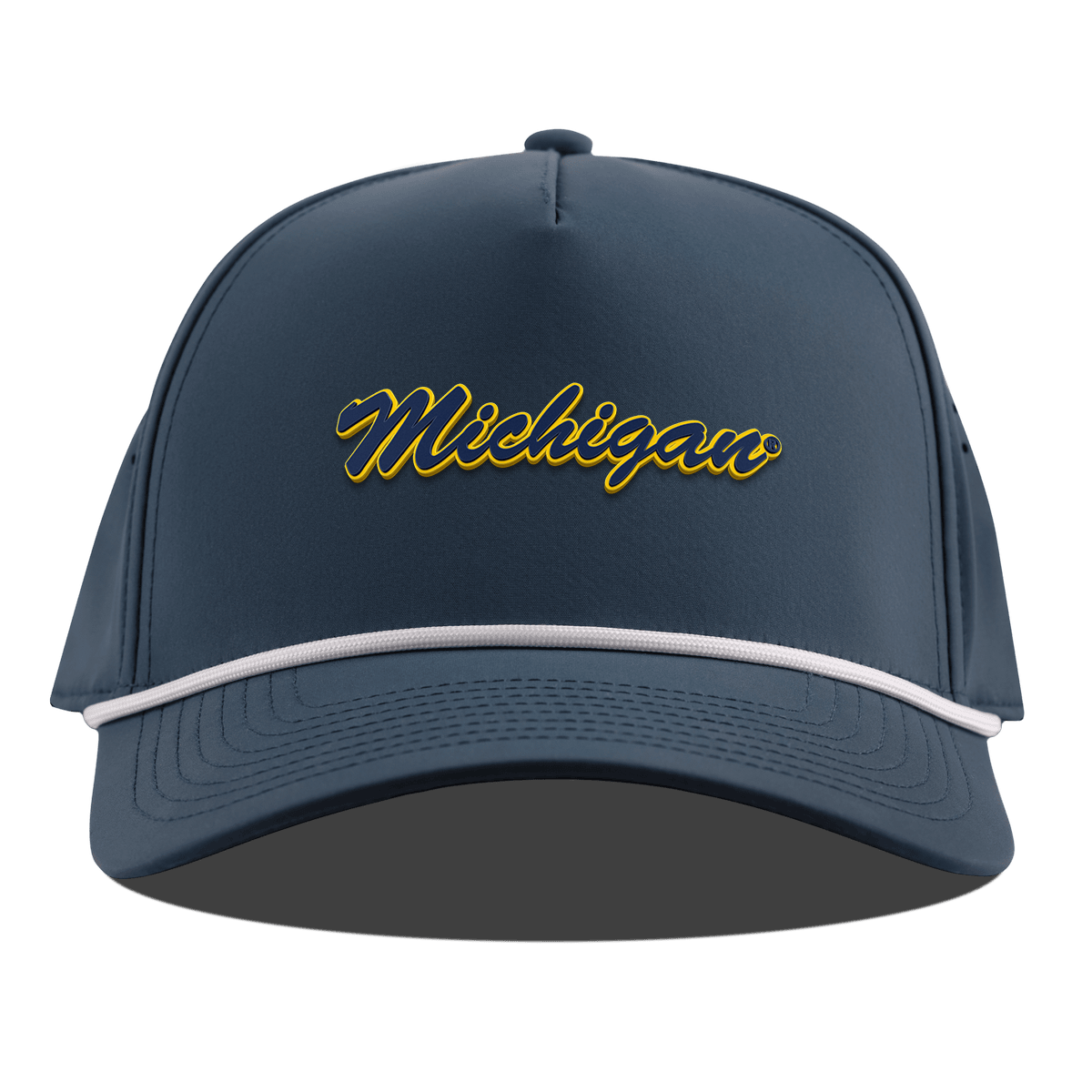 University of Michigan "Michigan Script" Curved 5 Panel Rope Orion