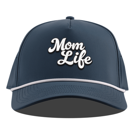 Mom Life Script Curved 5 Panel Rope Orion