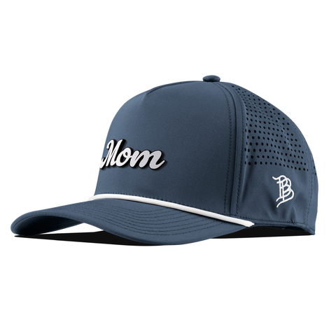 Mom Script Curved 5 Panel Rope Orion/White