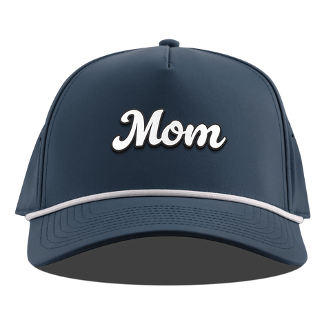 Mom Script Curved 5 Panel Rope Orion