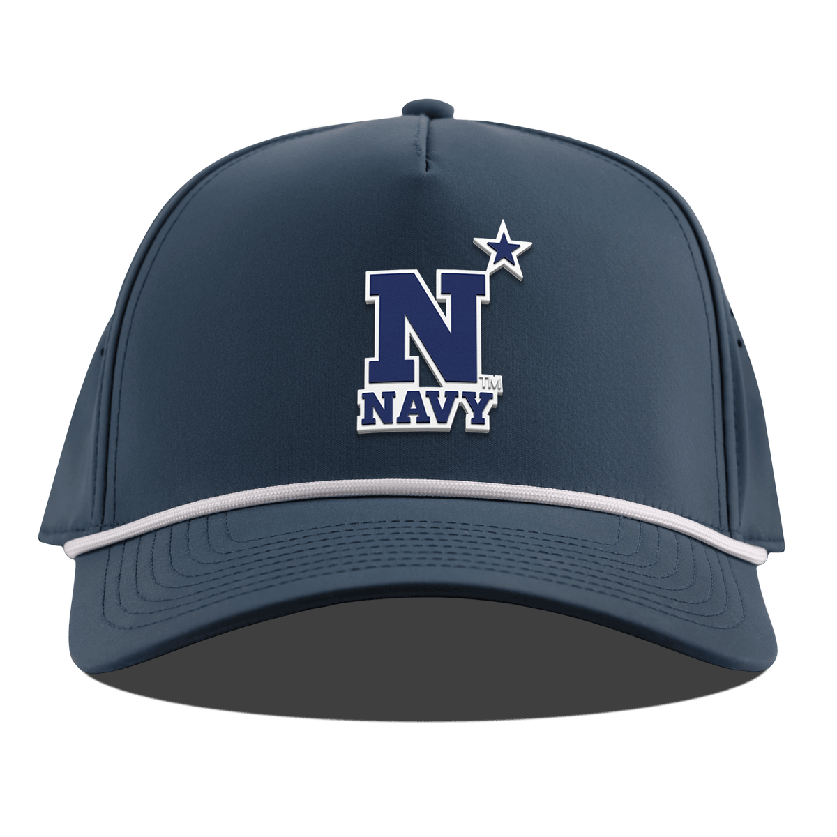 United States Naval Academy "Naval Academy Team Logo Navy" Curved 5 Panel Rope Orion