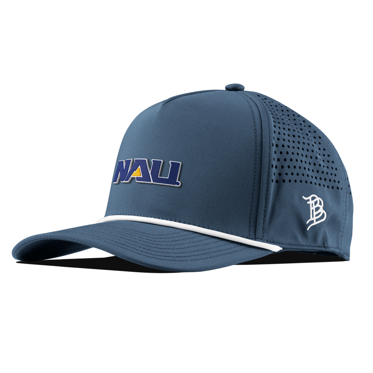 Northern Arizona University "Northern Arizona Block" Curved 5 Panel Rope Orion/White