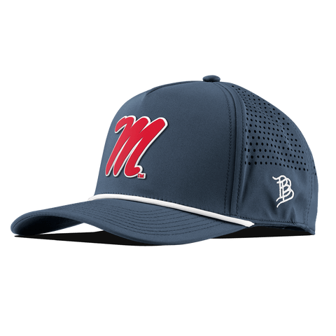 University of Mississippi "Ole Miss Block M Red" Curved 5 Panel Rope Orion